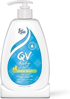 QV Baby Gentle Wash 500g | Mild, Soap-Free Cleanser for Sensitive Skin | Hypoallergenic, Fragrance-Free, Dermatologist Recommended | Ideal for Daily Use
