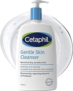 Cetaphil gentle skin cleanser hydrating glycerin essential vitamin B3 +pro-vitamin B5 236ml