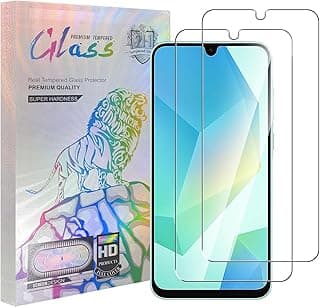 Compatible with Samsung Galaxy A16 Screen Protector Anti-Scratch,High Definition Screen Protector Easy to Use Tempered Glass for Samsung Galaxy A16 Tempered Glass 6.7 inch 2 Pack