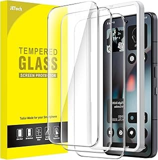 JETech Screen Protector for Nothing Phone 3, 9H Tempered Glass Film with Easy Installation Tool, Case-Friendly, HD Clear, 3-Pack