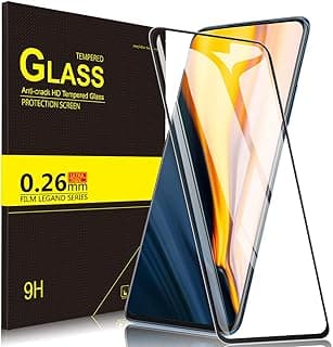 ELTD for OnePlus 7 Pro Screen Protector, [9H Hardness] [Full Coverage] Protective Film HD Clear Tempered Glass Screen Protector Anti-Shatter Film for OnePlus 7 Pro Smartphone (Black) (1 pack)