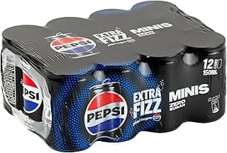 Pepsi Max, Carbonated Soft Drink, 150ml Pack of 12