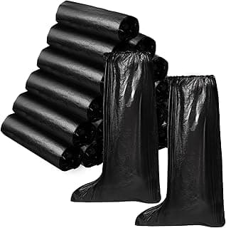 Haysandy Haysandy Shoe Covers Disposable Non Slip Plastic Boot Covers Long Waterproof Shoes Covers Safety Boot Shoe Covers 21.6 Inch Tall Shoe Coverings for Men Women Rainy Day Use(Black,120 Pcs)