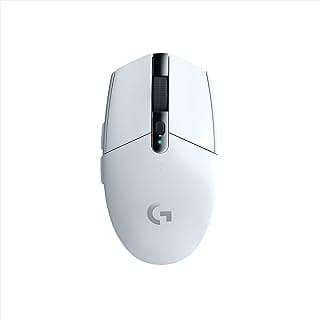 Logitech G305 Lightspeed Wireless Gaming Mouse, HERO Sensor, 12,000 DPI, Lightweight, 6 Programmable Buttons, 250h Battery Life, On-Board Memory, Compatible with PC / Mac - White