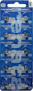 Renata Renata 364 Silver Oxide 0% Mercury Electronic Batteries SR621SW - Pack of 10