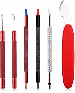 MAKINGTEC 6 Pcs Watch Hands Repair Tool Kit, Watch Hand Setting Tool, Watchs Hand Remover, Pointer Adjustment Tools