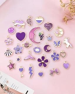 30Pcs Christmas Mixed Metal & Enamel Charms Set - Assorted DIY Jewelry Making Pendants for Necklaces, Bracelets, Earrings Crafting Supplies