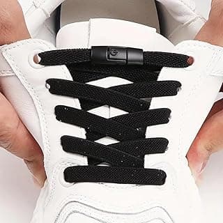 Elastic No-Tie Shoelaces - Slip-On Polyester Laces for Sneakers, Quick-Lock Design, Perfect for Sports and Casual Shoes