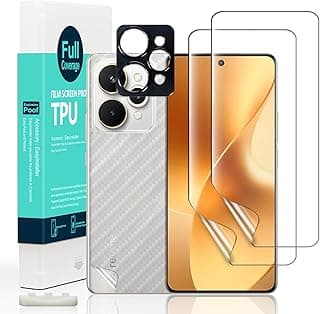 Ibywind for Realme 15 Pro 5G Screen Protector,2-Pack,Hydrogel Film with Camera Lens Protector,Easy Installation Tool,Bubble-Free,Fingerprint Unlock Compatible,Anti-Shatter,Anti-Scratch