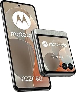 MOTOROLA Razr 60 5G, 8+16GB RAM Boost, 256GB ROM, MediaTek Dimensity 7400X, 6.9 + 3.6" pOLED Display, PANTONE Lightest Sky, With Free Gifts