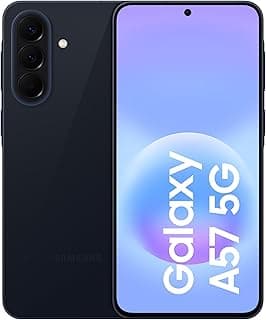 Samsung Galaxy A57 5G Android Smartphone, 256GB Storage, 8GB RAM, Awesome Navy, 6x OS Upgrades, Large Display, 50MP Camera, Long Battery Life (KSA Version)