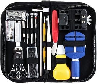 SCIENISH Metal Watch Adjustment Repair Tool Kit Set, 147 Piece