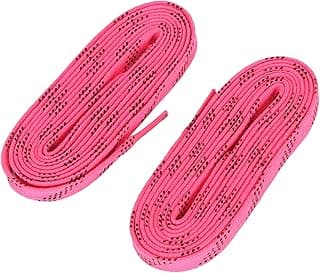 TIKATARER Hockey Waxed Laces Durable Performance Keep Laces Dry for Ice Hockey/Roller Skates Polyester & Cotton Material