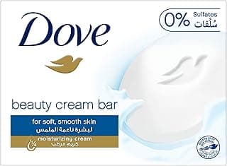 Dove Moisturising Soap Bar Nourishing formula for all skin types, With 1⁄4 moisturising cream, 125gm (Pack of 4)