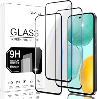 3 Pack Screen Protector Compatible with Honor X6c Tempered Glass,9H Hardness Protection Film HD Clear Anti-Scratch,for Honor X6c