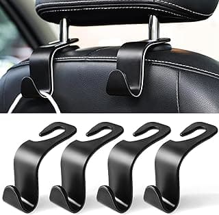 LivTee Car Seat with Headrest Hooks, Pack of 4