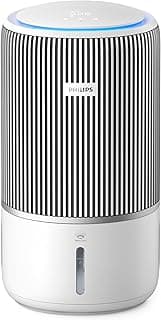 Philips Smart 2-in-1 Air Purifier & Humidifier PureProtect Water 3400 Series - 78 m2, HEPA, Active Carbon, 5 Speed, Sleep Mode, Child Lock, 3.2L Water Tank, Connected, White - AC3420/10