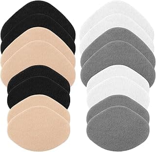 8 Pairs Shoe Heel & Toe Patches for Repair - Self-Adhesive Cloth Tape Pads for Holes in Sneakers, Mesh, Leather Shoes - No Sewing Needed, Durable Fix Kit, 4 Colors