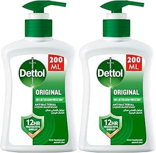Dettol Original Liquid Handwash, Pine Scent, 200ml x 2