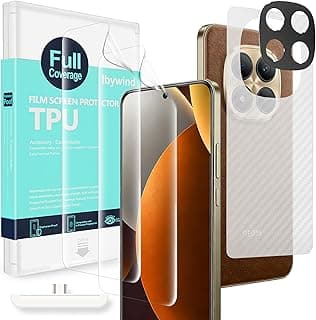 Ibywind for Xiaomi Redmi Note 15 Pro+ 5G/Poco M8 Pro 5G Screen Protector,2-Pack,Hydrogel Film with Camera Lens Protector,Easy Installation Tool,Bubble-Free,Fingerprint Unlock Compatible,Anti-Shatter