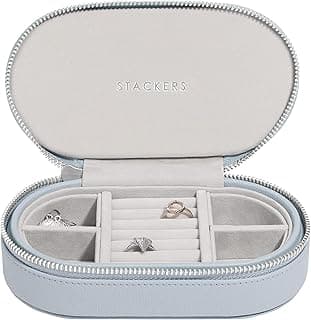 Stackers Stackers Lavender Oval Travel Jewellery Box