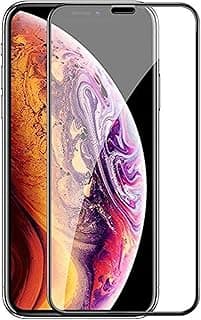 iPhone 11 Pro Max Tempered Glass Screen Protector Full Coverage Round Edge, 9H Hardness, Anti-Fingerprint, Bubble Free, Case Friendly