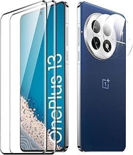 Screen Protector for OnePlus 13, [2+2 Pack] Tempered Glass Protective Film, [Case Friendly][Anti-Scratch][Anti-Shatter][HD Clear][Bubble Free][9H Hardness]