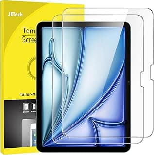 JETech Screen Protector for iPad Air 11-Inch M4/M3/M2 (2026/2025/2024), 9H Tempered Glass Film, HD Clear, 2-Pack
