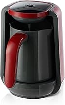 Al Saif Electric Turkish Coffee Maker (480 Watt, Red/Grey, 250ml)