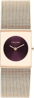 Calvin Klein Two Hand Quartz Movement Watch for Women CK PULSE Collection with Rose Gold Colored Stainless Steel Bracelet - 25100137