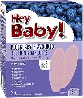 Hibaby Blueberry Teething Biscuits 50g
