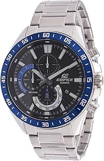Casio Men's Quartz Sport Watch with Stainless Steel Strap, Silver-Tone, 22 (Model: EFV620D-1A2V), TBA