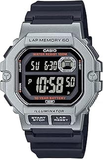 Casio Casio WS1300H Series | Digital Watch | 100 Meter Water Resistance | LED Backlight | 1/100 SEC Stopwatch | Tide Graph | Coundtown Timer | LED Light | Multi Function Alarms | 10 Year Battery