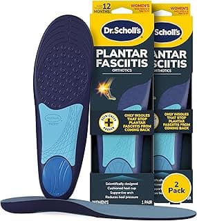 Dr. Scholl's Dr. Scholl’s Plantar Fasciitis Relief Orthotic Insoles for Women - The Only Proven Insole to Stop Plantar Fasciitis from Coming Back, Immediately Relieves Pain, Heel Spurs, Arch Support Inserts