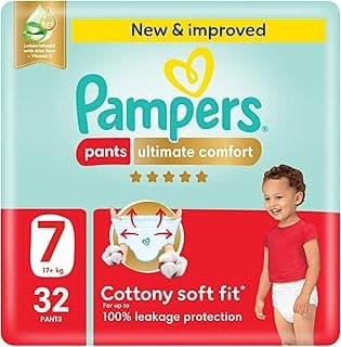 Pampers Ultimate Comfort, Size 7, 17+ kg, Super Saving Pack, 32 Diaper Pants
