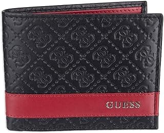 GUESS Men's Leather Slim Bifold Wallet