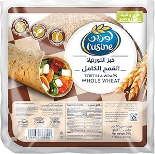 Lusine Whole Wheat Tortilla Wraps 240 g