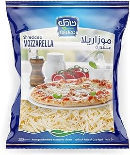 Nadec Shredded Mozzarella Cheese, 200 g