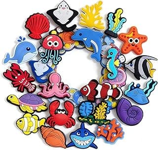 22-37PCS Multi-Style Shoe Charms Decor Set Accessories – Fashionable Shoe Decorations for Bracelet, Wristband, Beach Bag, And Party Favors, Ideal Handmade Presents