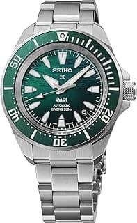 Seiko Prospex Men's Watch with Stainless Steel Case, Automatic Movement, Water Resistant, Luminescent Hands