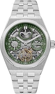 Ingersoll 1892 The Broadway Mens 43mm Automatic Watch with Skeleton Dial and Stainless Steel Bracelet