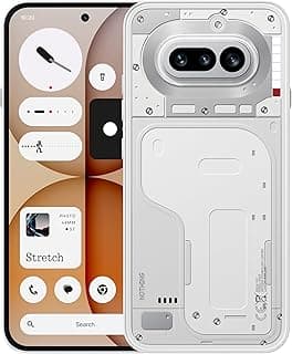 Nothing Phone (4a) - 50 MP Triple Camera with Up To 70X ultra Zoom, Transparent Design Smartphone, Long Lasting Battery and 50W Fast Charge, 120Hz AMOLED Display and Glyph Bar, 12GB + 256GB - White