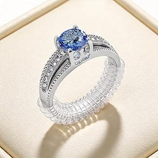 Ring Sizer Adjusters 12 Pack, Invisible Guards & Spacers for Loose Rings, Reduces Ring Size by 0.5 to 1.5, Fits Bands Up to 6mm for Women and Men