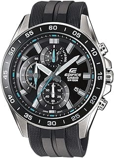 Casio Edifice Herren Massives Edelstahlgehäuse und Resinarmband Uhrenarmband EFV-550P-1AVUEF