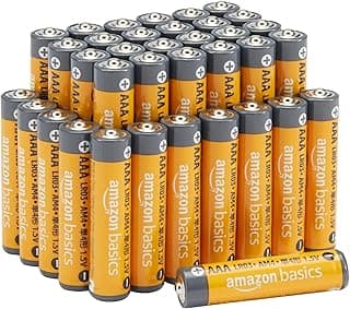 Amazon Basics AAA 1.5 Volt Performance Alkaline Batteries, 36-Pack(Appearance may vary)