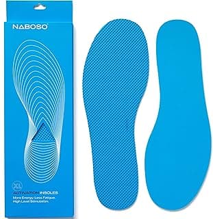 NABOSO Naboso Activation Sensory Insole, Thin Men's and Women's Textured Anti-Fatigue Shoe Inserts That Best Stimulate The Feet to Improve Posture, Balance, and Foot Strength.