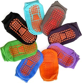SKY-TOUCH Non Slip Parent-Child Socks, Anti-Slip Sock trampoline Sock for Boys Girls Baby Kids, Non-slip Yoga Socks Women 29-42