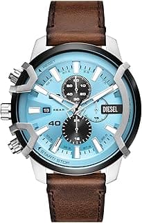 Diesel Diesel Griffed Men's Watch with Stainless Steel, Leather, or Silicone Band; 48mm or 42mm Chronograph