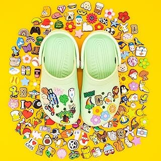 50PCS Random Shoe Charms, Cute Cartoon Shoe Charms Decoration with Different Designs Shape for Teens and Adult Party Gift