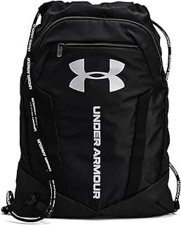 Under Armour UA Undeniable Sackpack Unisex Adults Gym Sack, Black/Black/Metallic Silver, Size OSFM